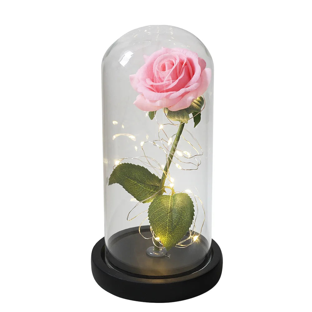 Drop Shipping Galaxy Rose Artificial Flowers Beauty and the Beast Rose Wedding Decor Creative Valentine'S Day Mother'S Gift