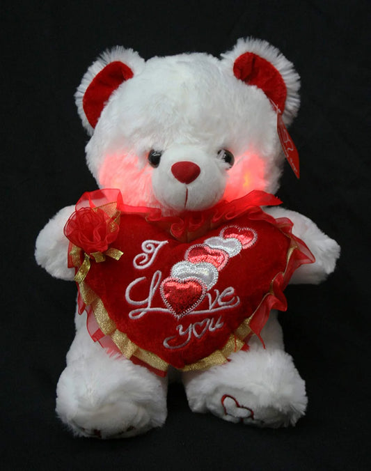 Valentine'S Teddy Bear (15") Says "I LOVE YOU" When Its Paw Is Pressed - Best Valentine'S Day Gifts: Valentines Day Gifts for Her, Valentines Day Gifts for Him, Valentines Day Gifts for Girlfriend