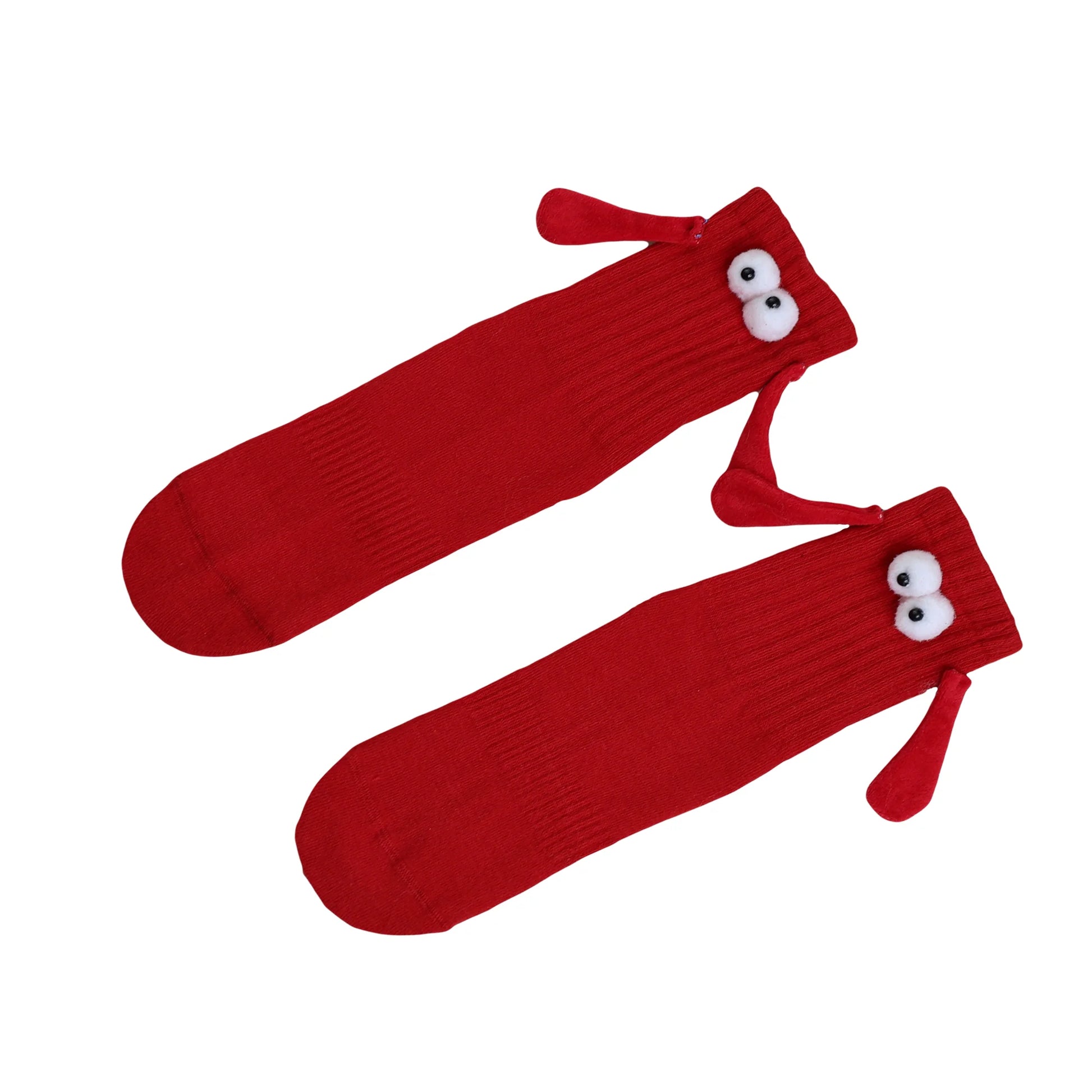 2 Pairs - Magnetic Holding Hands Couple Socks for Valentines Day