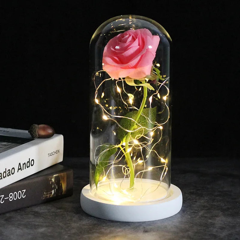 Drop Shipping Galaxy Rose Artificial Flowers Beauty and the Beast Rose Wedding Decor Creative Valentine'S Day Mother'S Gift